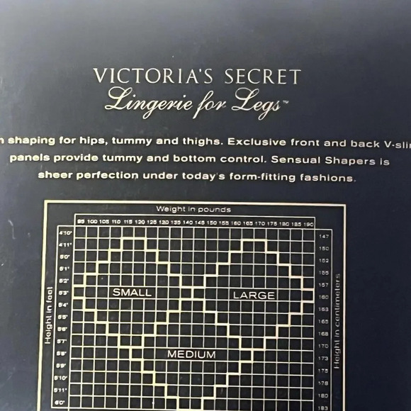 Victoria Secret Sensual Shapers Tummy Hip &Thigh Contro Pure White Medium Silky - Picture 6 of 9